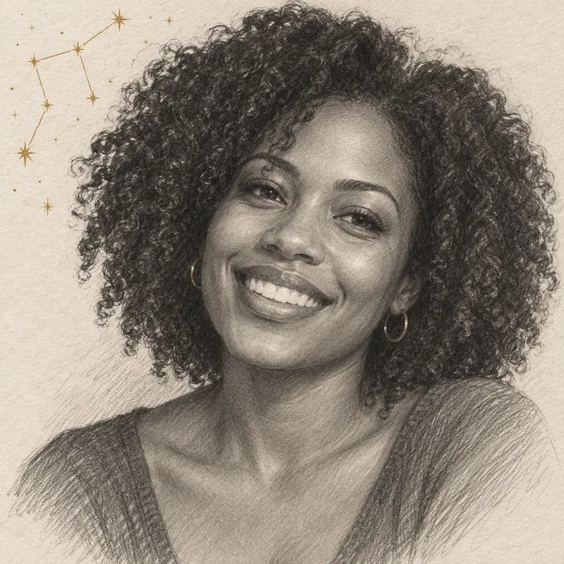 Exemplo 3 de retrato a lápis de uma alma gémea